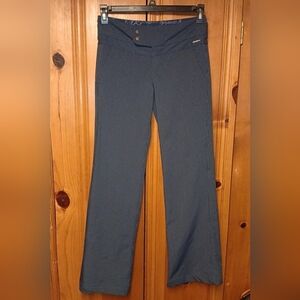 Vintage Lululemon Athletica Trail Trousers Pinstripes Blue Pants Womens Size 6